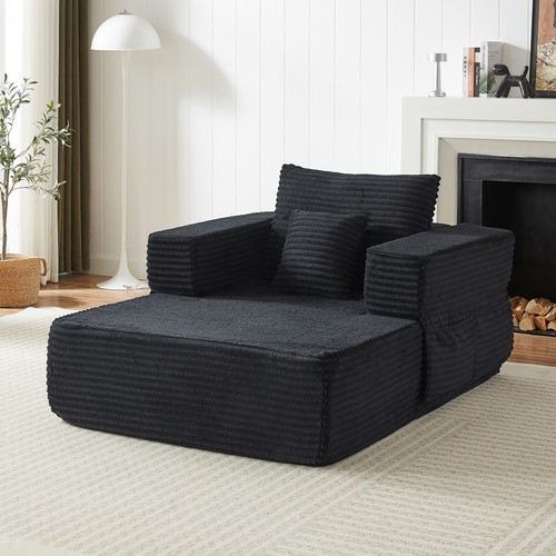 4in corduroy sofa - sofa, couch